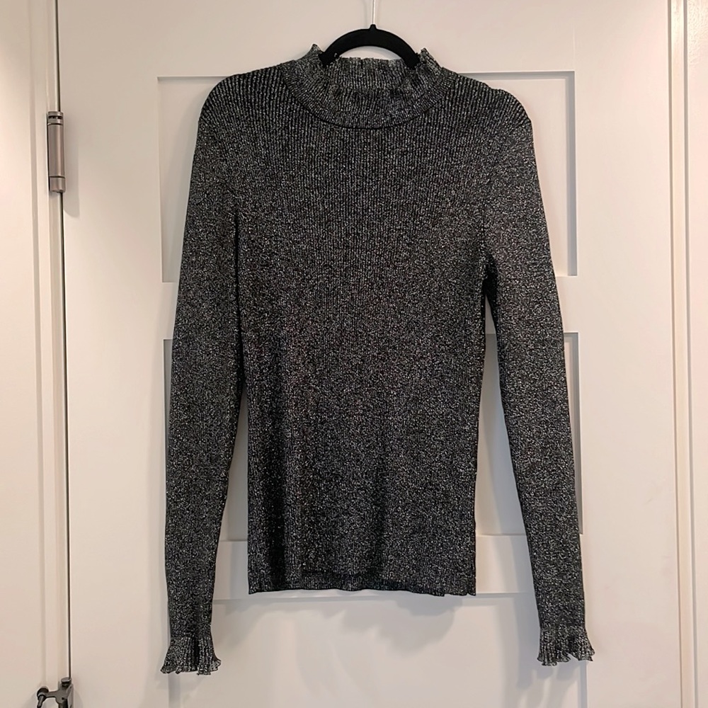 Ted Baker Sparkle Ruffle Sweater